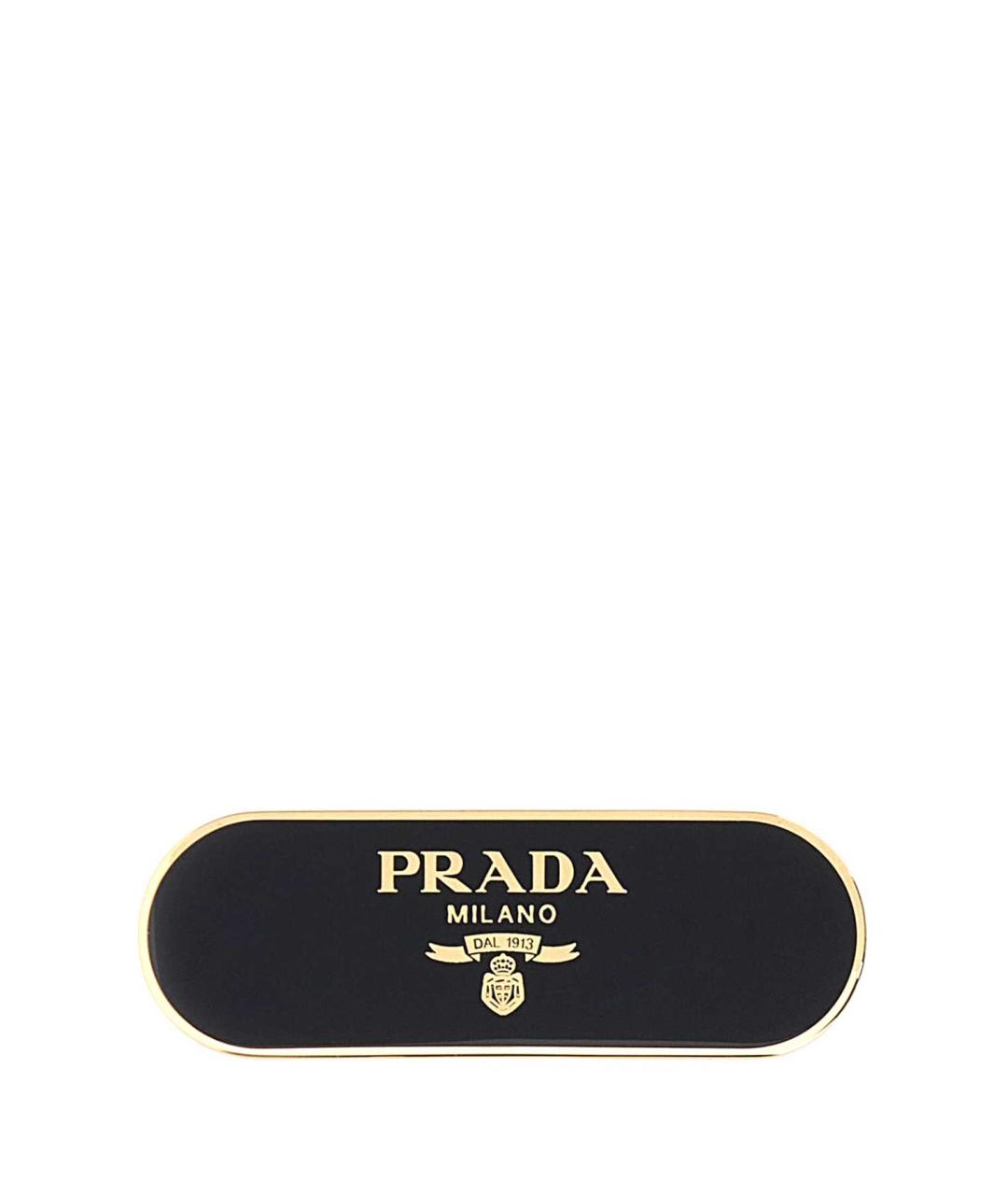 PRADA Черная заколка, фото 1