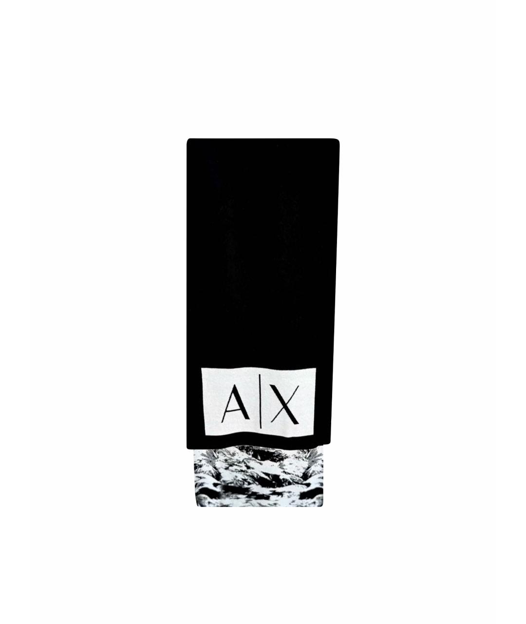 ARMANI EXCHANGE Черный шарф, фото 1