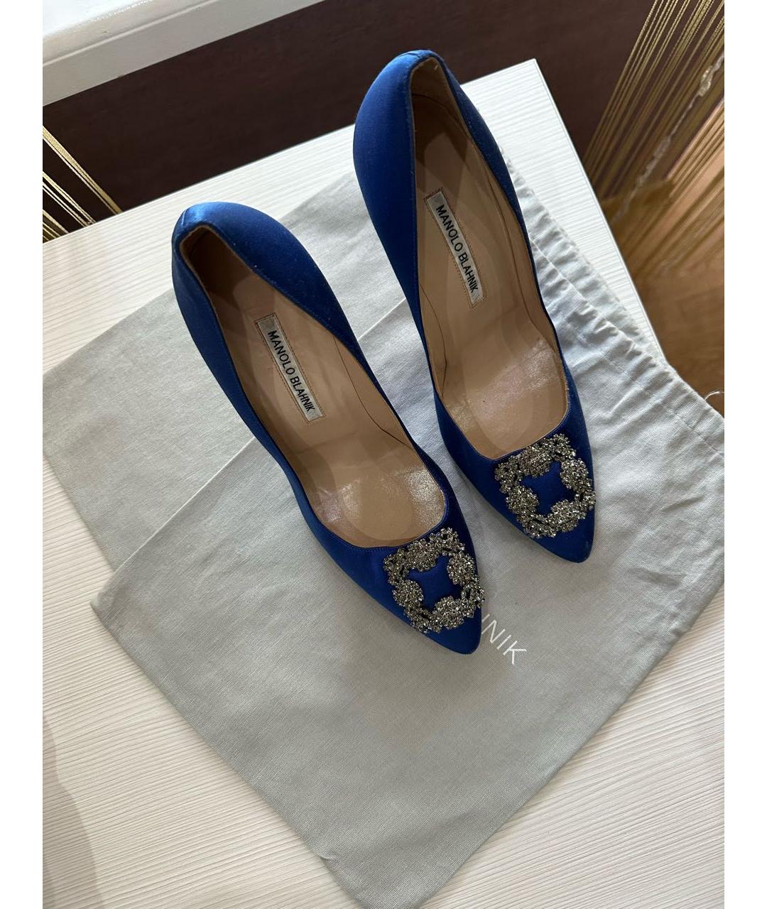 MANOLO BLAHNIK Синие туфли, фото 2