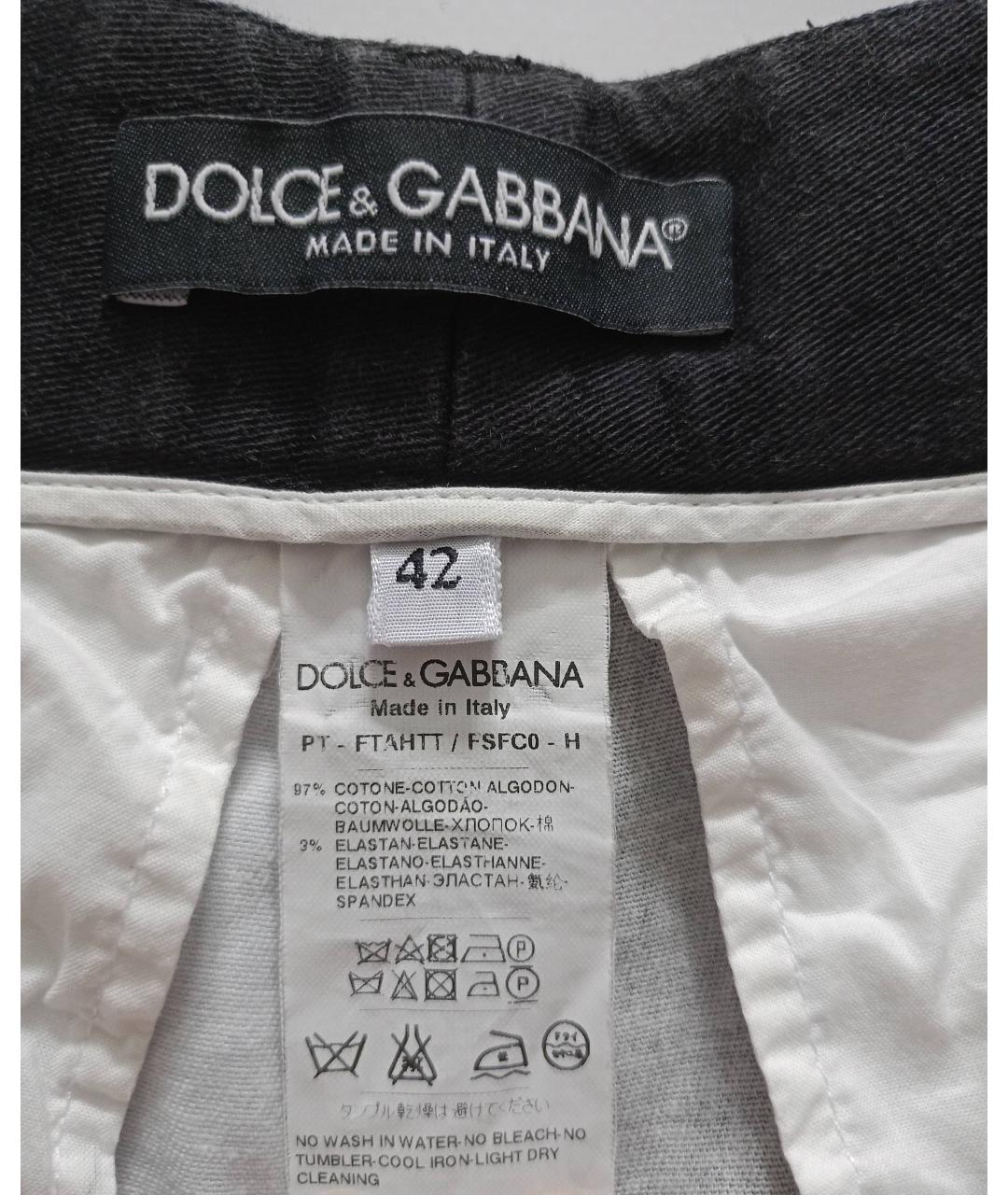 DOLCE&GABBANA Мульти хлопковые кюлоты, фото 3