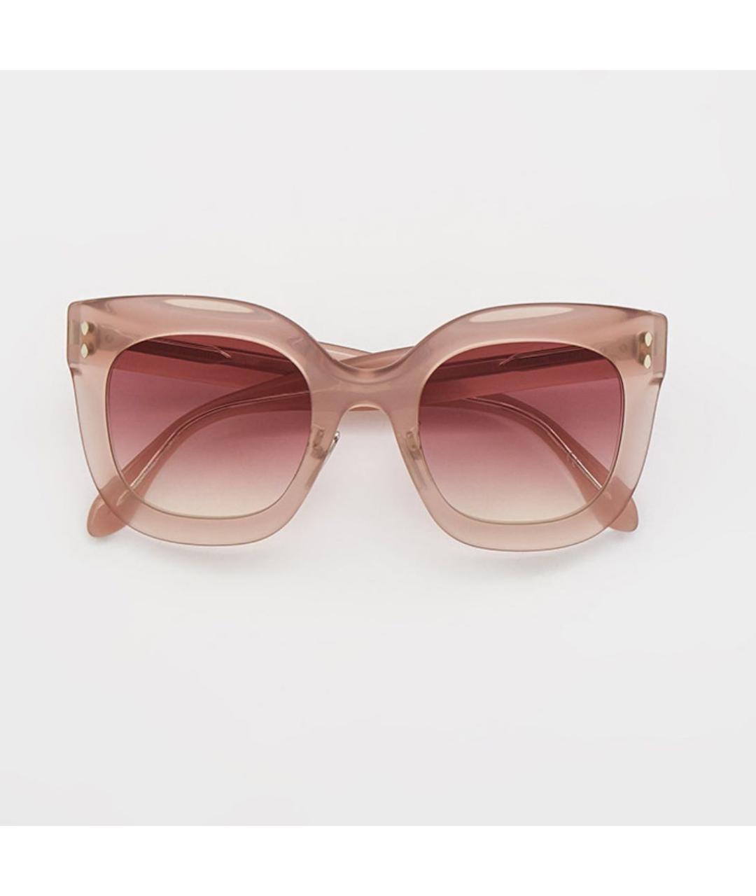 ISABEL MARANT Розовые пластиковые солнцезащитные очки, фото 2