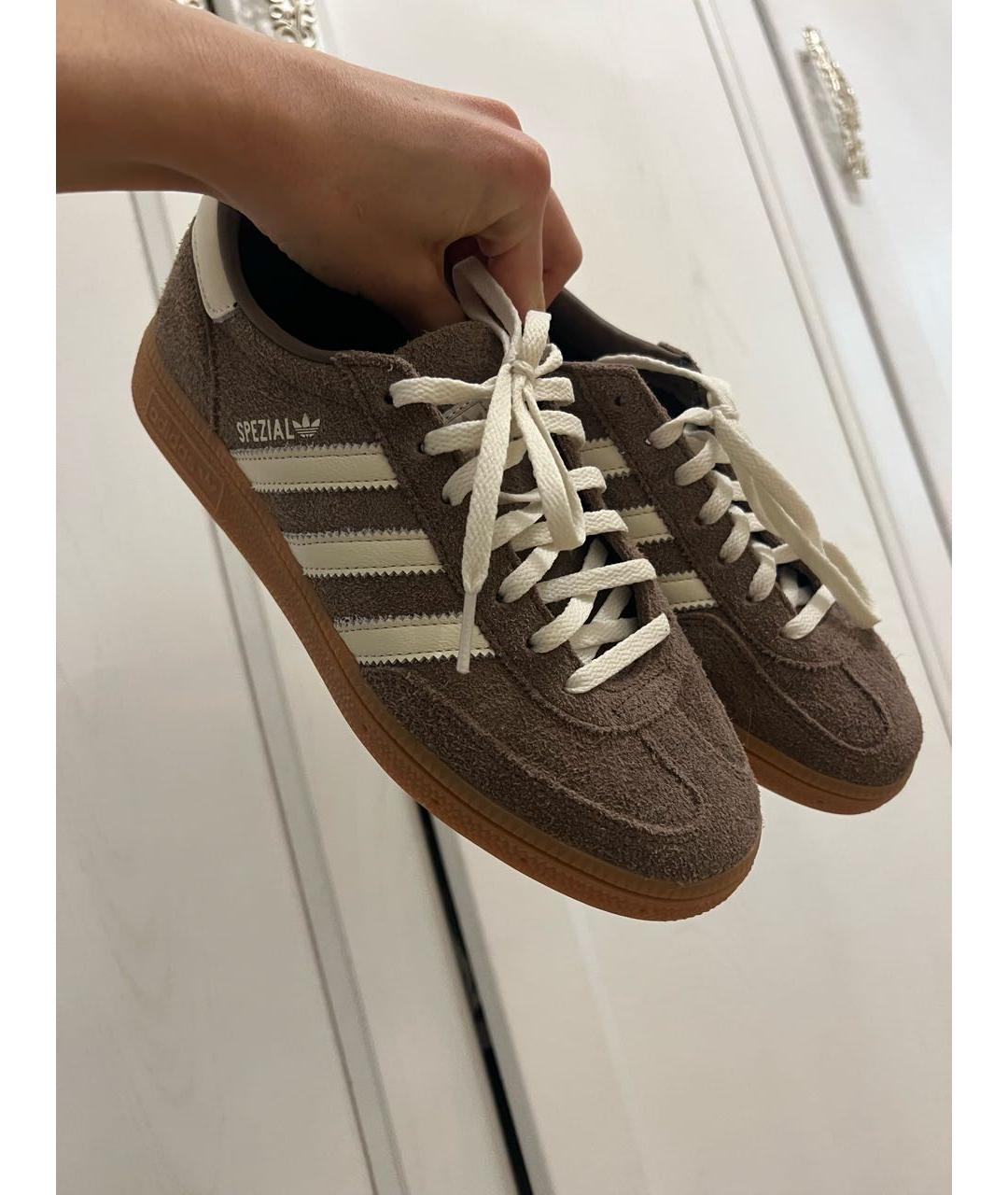 ADIDAS Коричневые замшевые кроссовки Spezial для женщин – купить