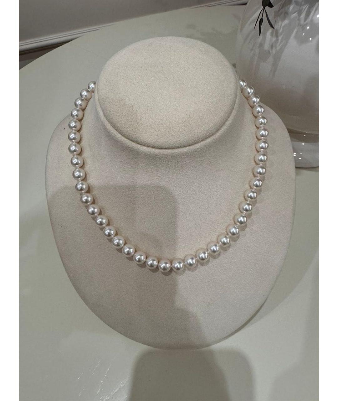 Mikimoto Белое жемчужное колье, фото 2