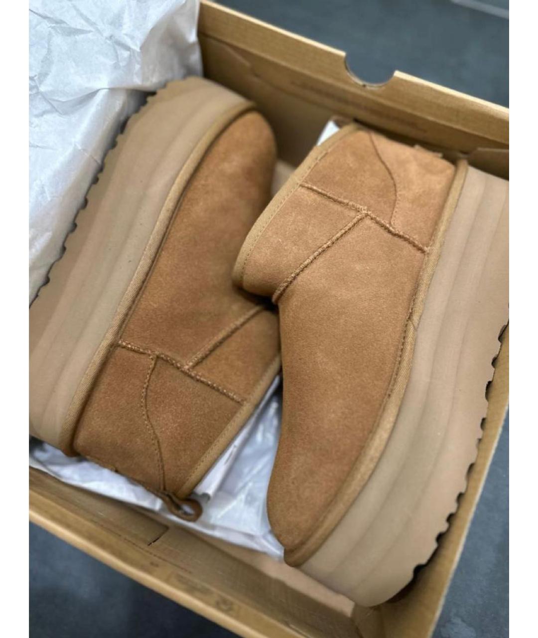 UGG AUSTRALIA Коричневые ботинки, фото 5