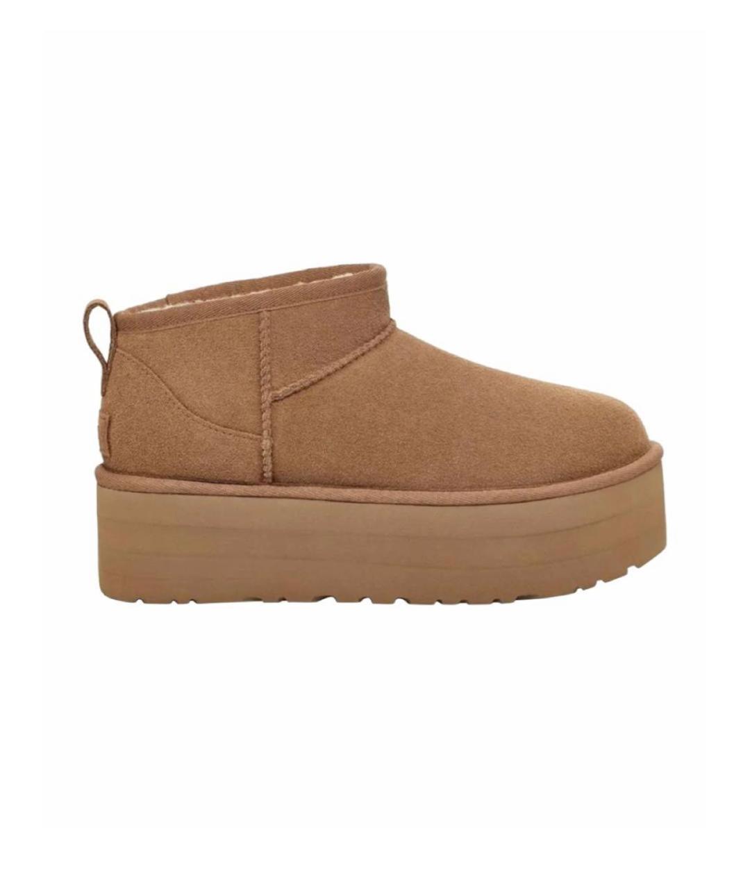 UGG AUSTRALIA Коричневые ботинки, фото 1