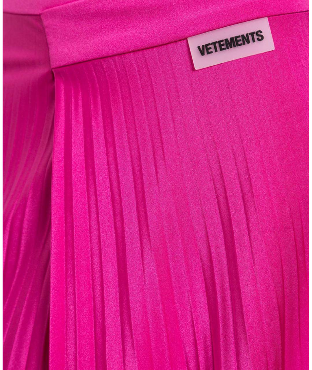 VETEMENTS Розовая юбка миди, фото 4