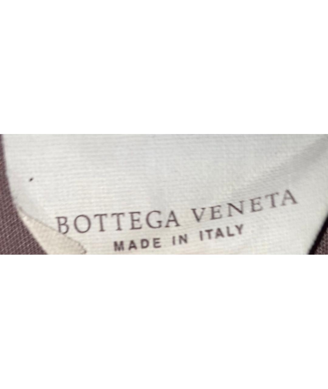 BOTTEGA VENETA Темно-синий кожаный портфель, фото 7