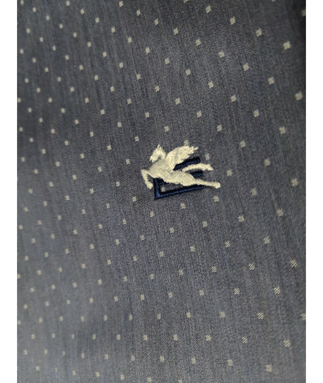 ETRO Голубая хлопковая кэжуал рубашка, фото 3