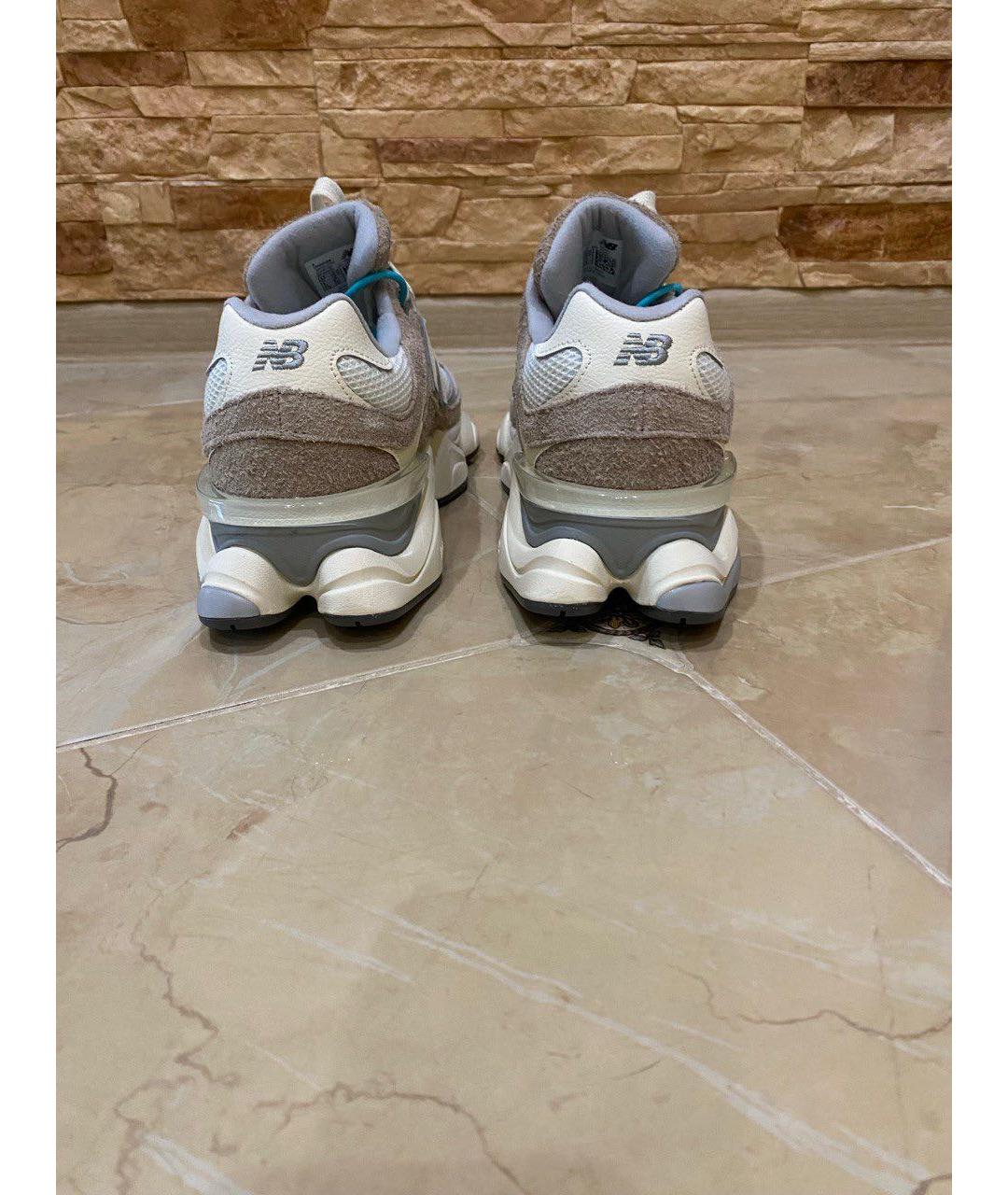 NEW BALANCE Коричневые замшевые низкие кроссовки / кеды, фото 4
