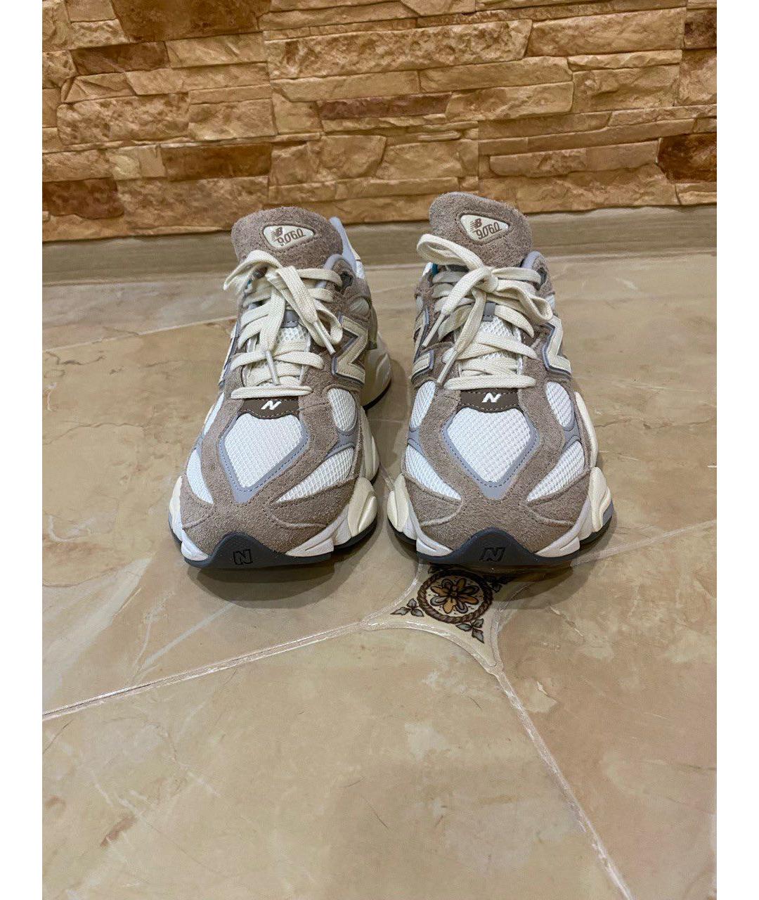 NEW BALANCE Коричневые замшевые низкие кроссовки / кеды, фото 2