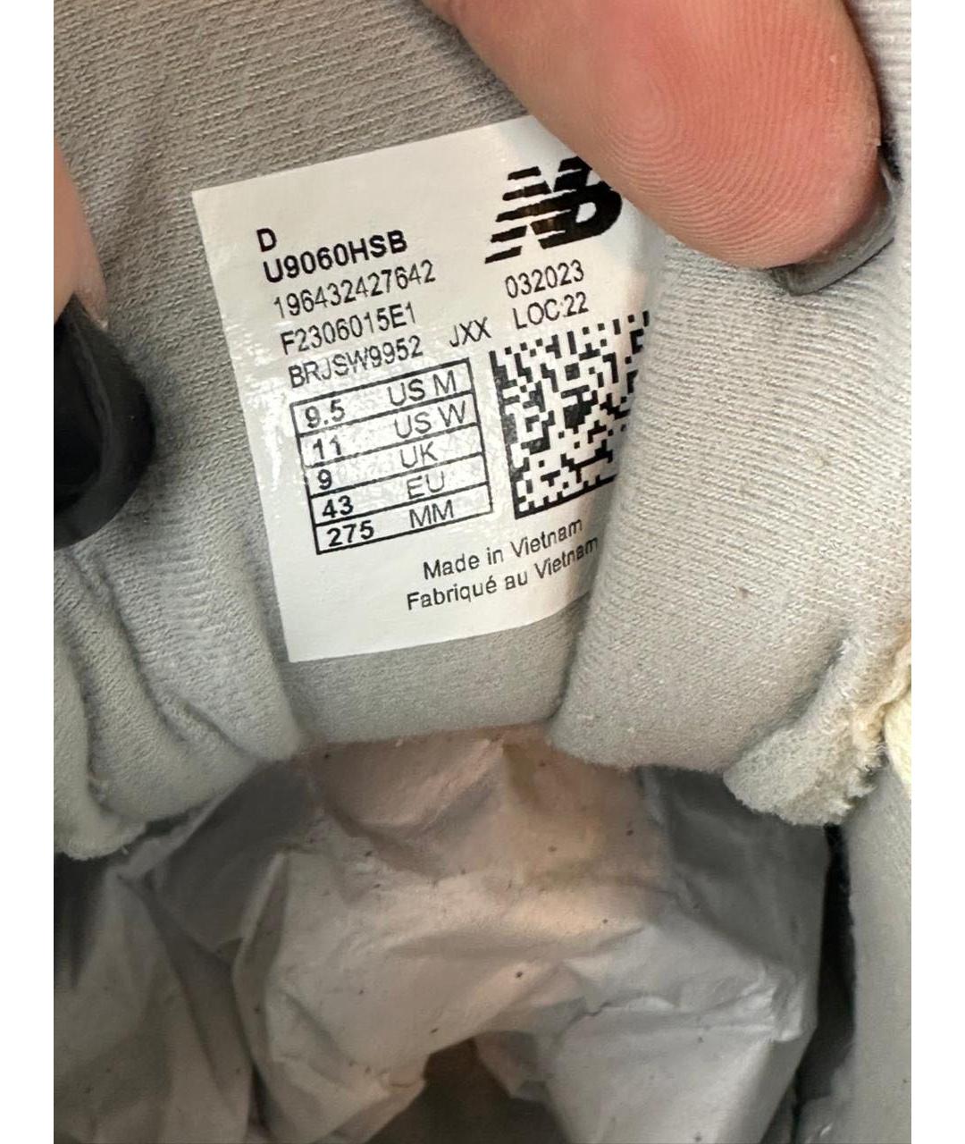 NEW BALANCE Коричневые замшевые низкие кроссовки / кеды, фото 5