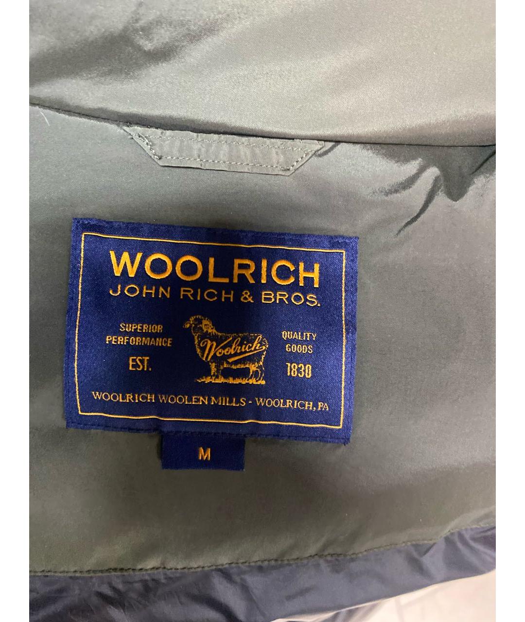 WOOLRICH Хаки полиамидовая парка, фото 3