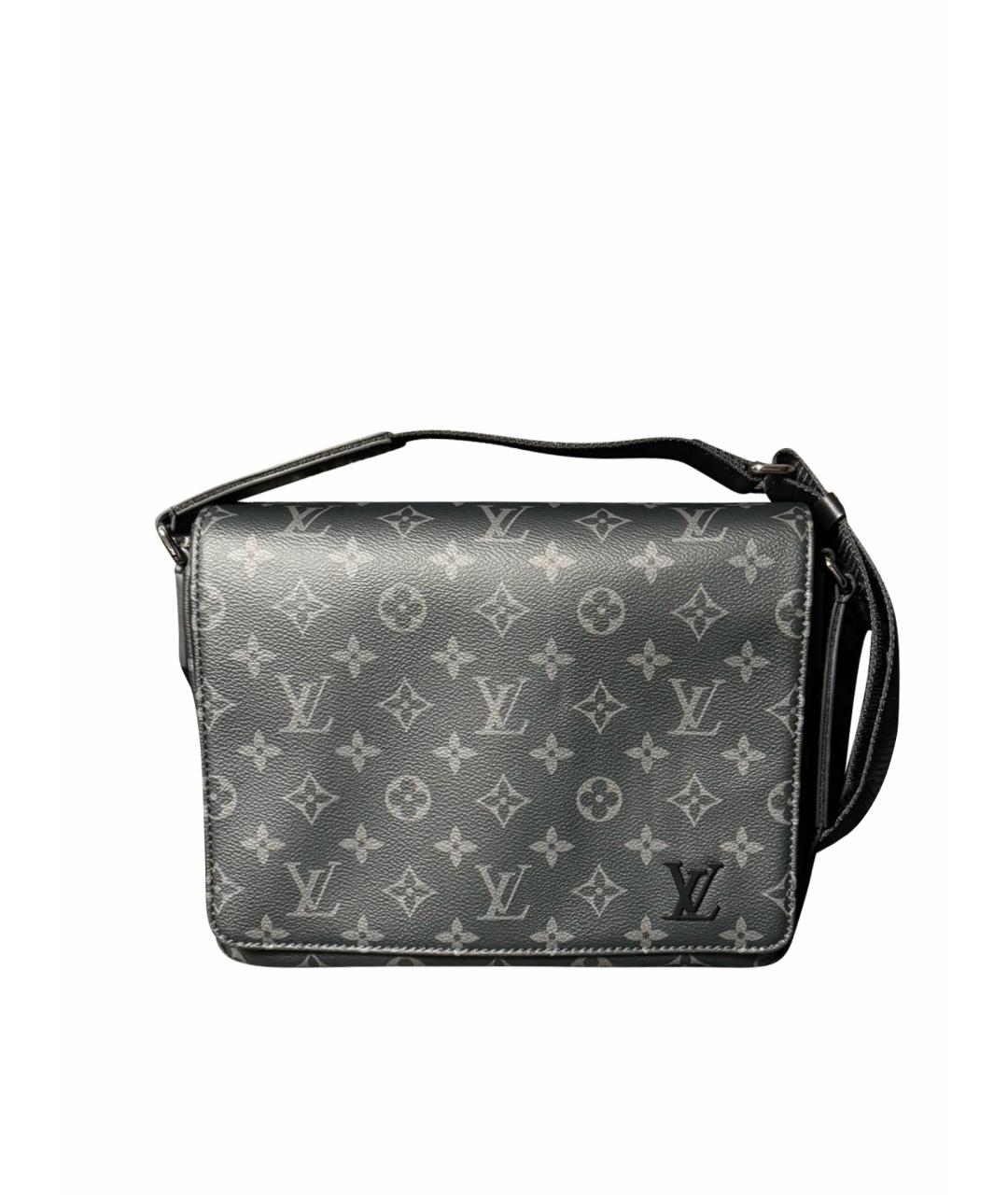 LOUIS VUITTON Антрацитовая сумка на плечо, фото 1