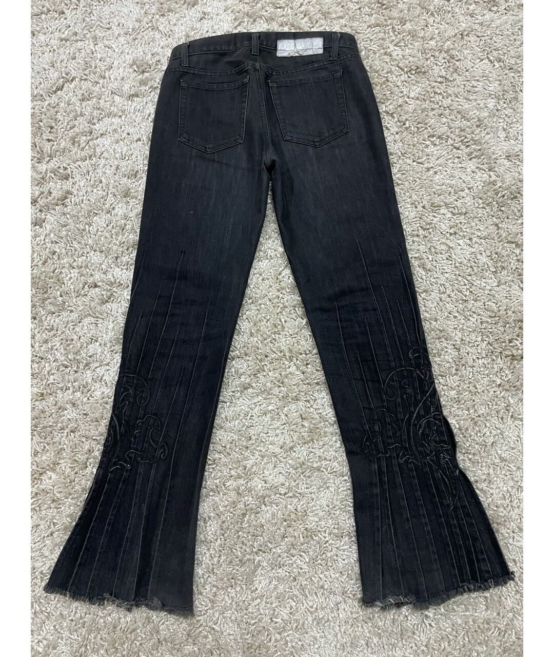 ICEBERG Черные хлопко-полиэстеровые джинсы клеш, фото 2