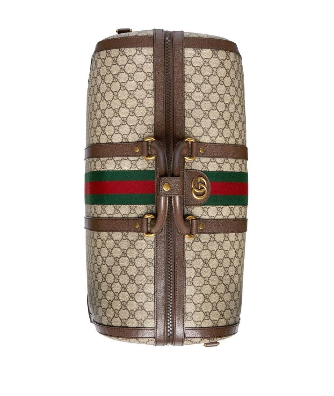 GUCCI Бежевая дорожная/спортивная сумка, фото 4