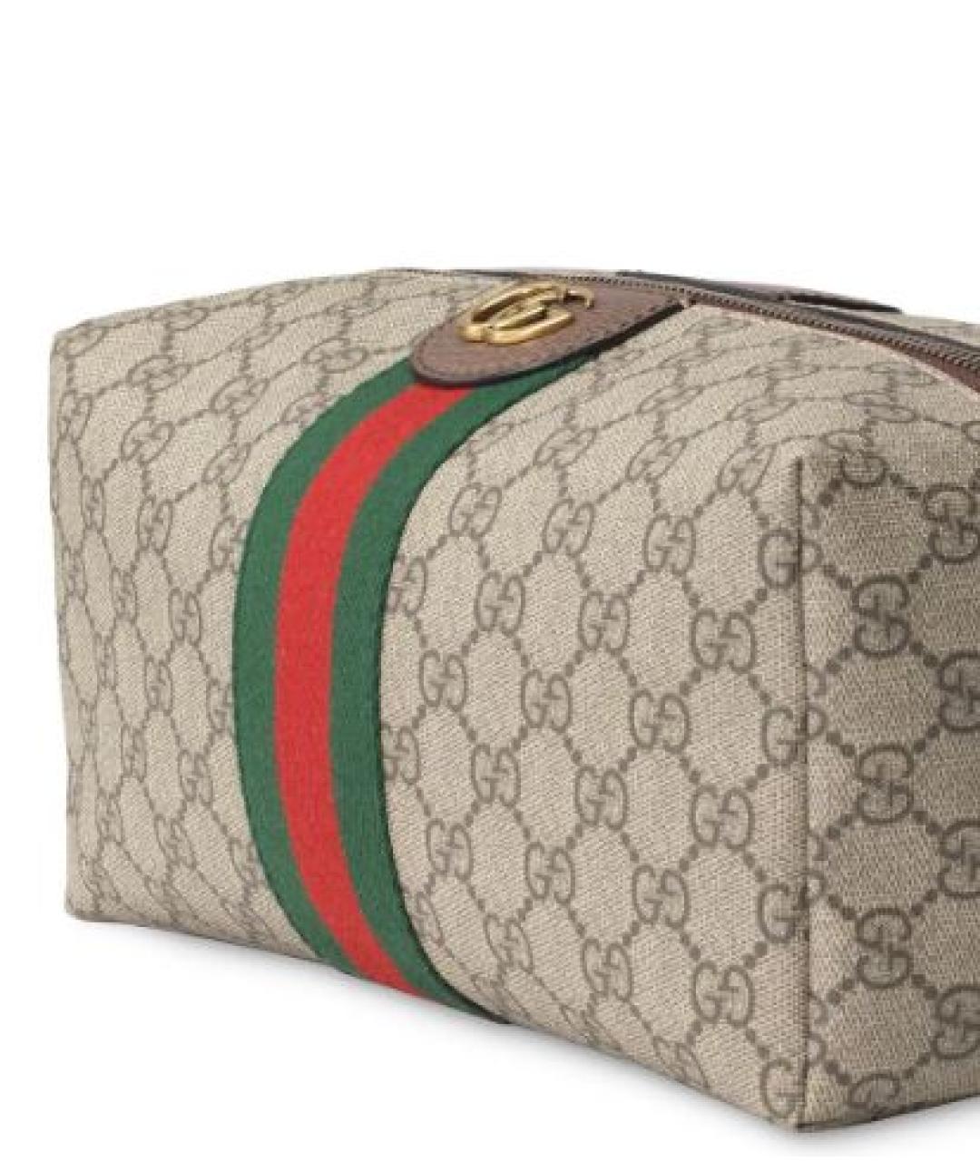 GUCCI Бежевая косметичка, фото 3