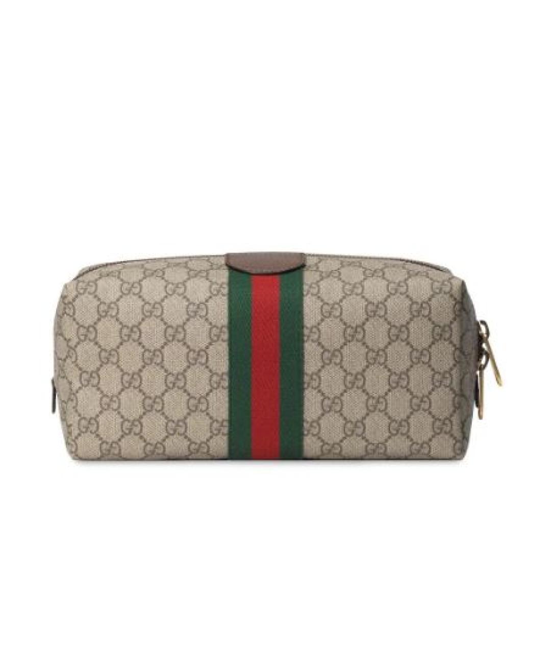 GUCCI Бежевая косметичка, фото 2