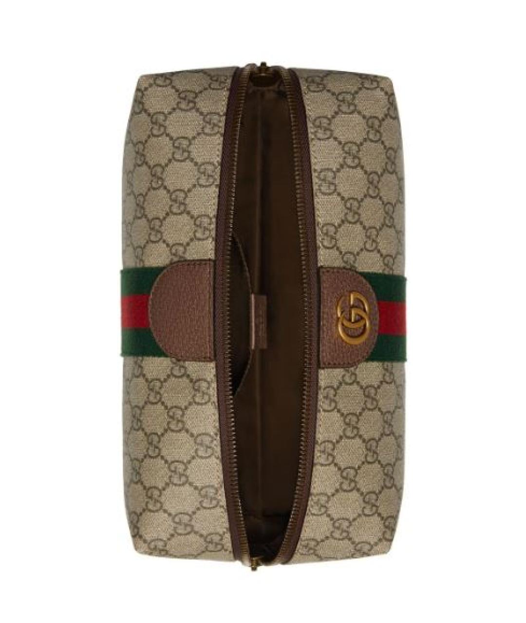 GUCCI Бежевая косметичка, фото 4