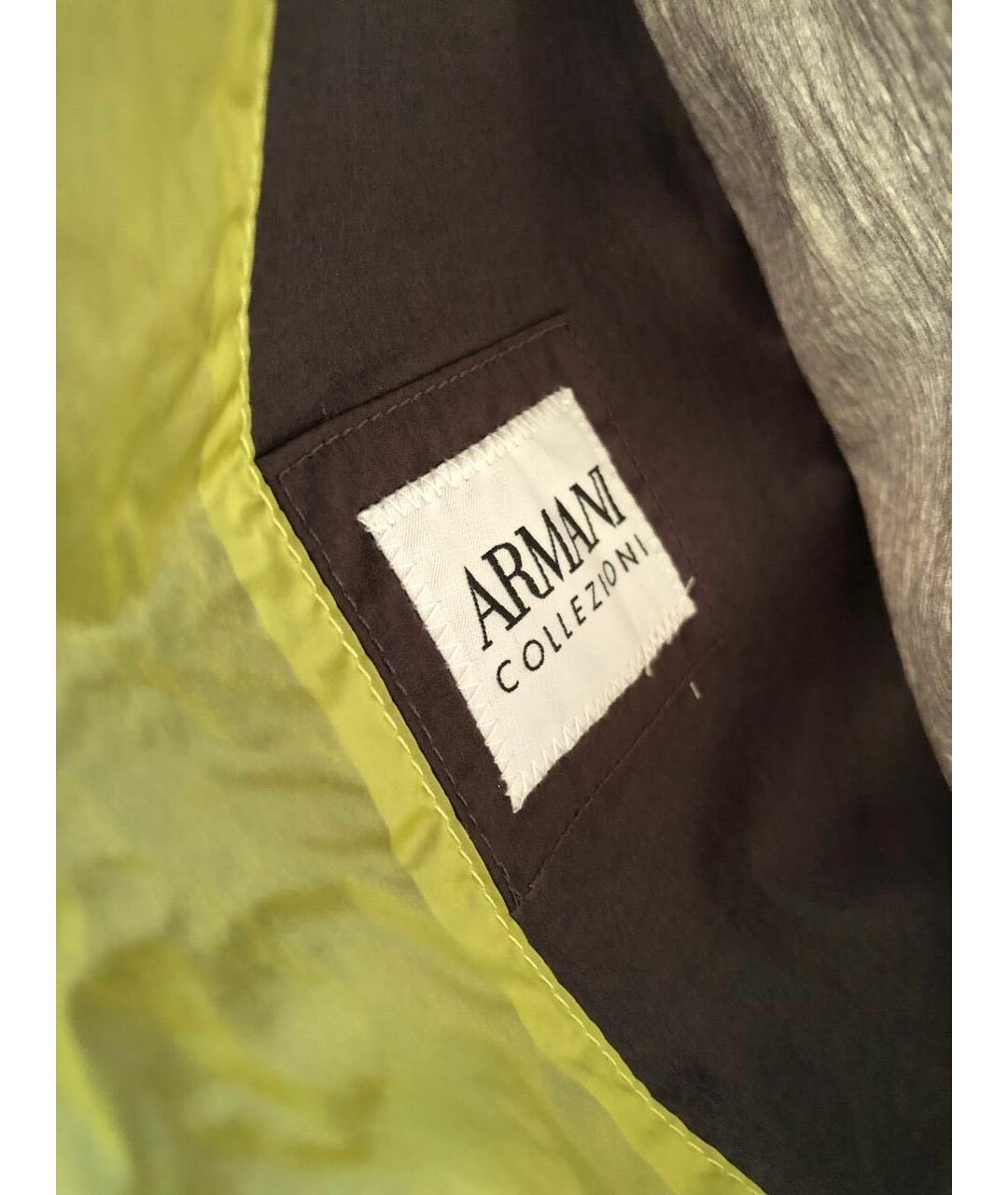 ARMANI COLLEZIONI Антрацитовая куртка, фото 8