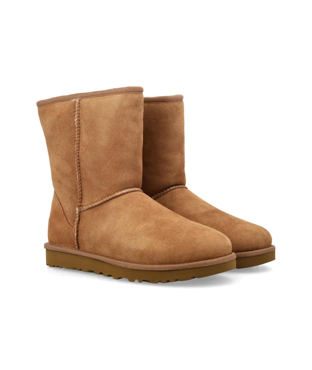 UGG AUSTRALIA Бежевые замшевые ботинки, фото 2