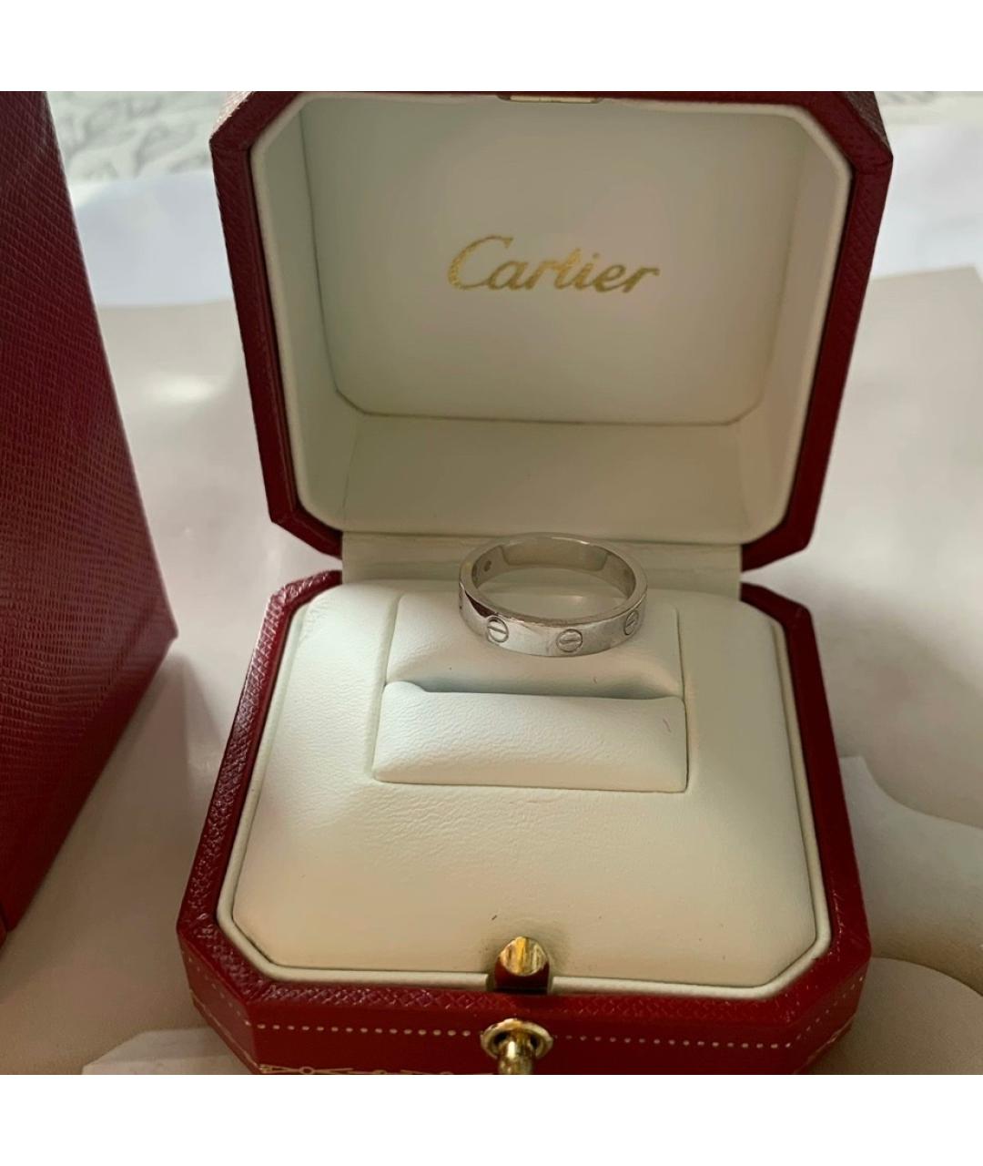 CARTIER Белое кольцо из белого золота, фото 3