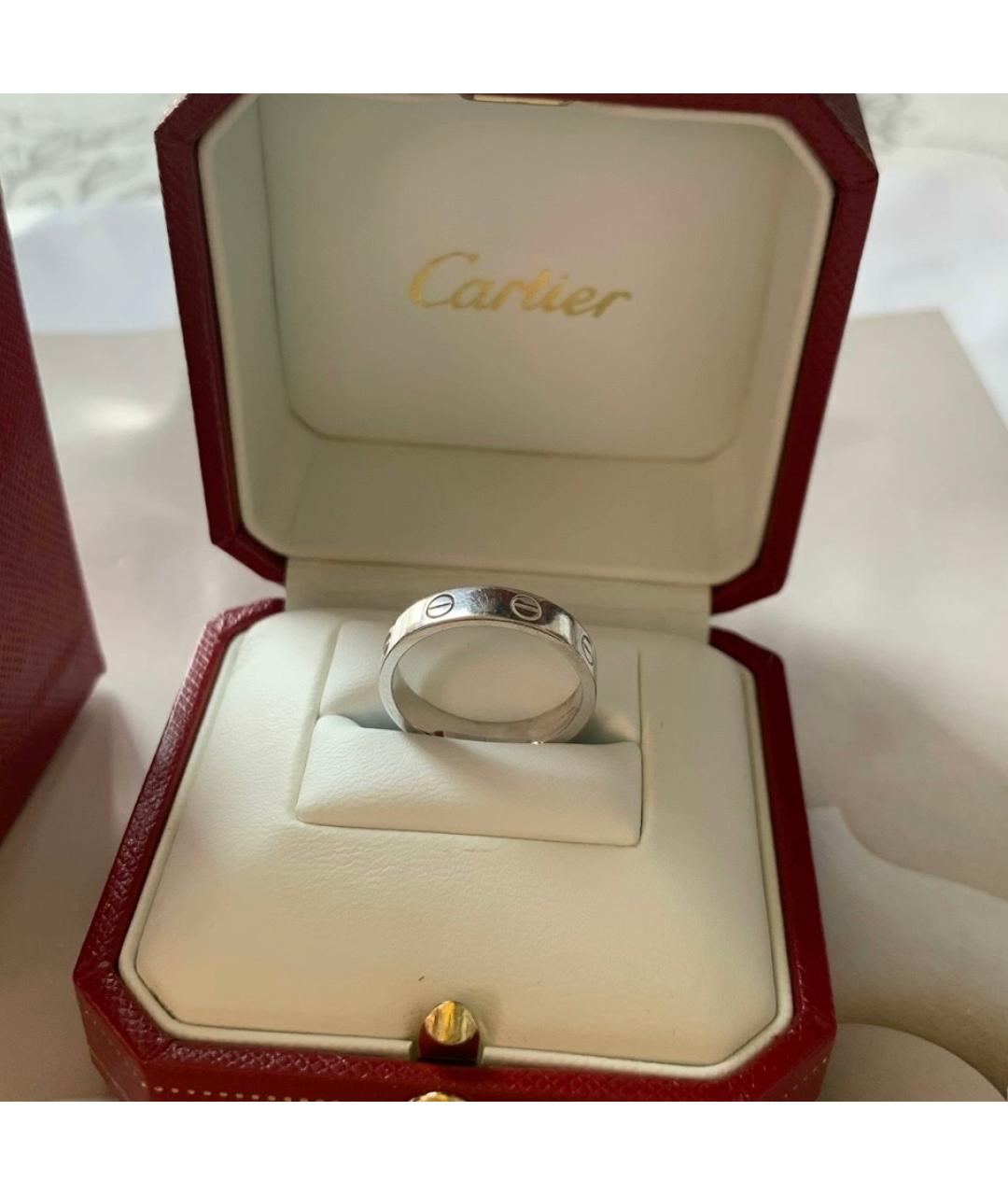 CARTIER Белое кольцо из белого золота, фото 5