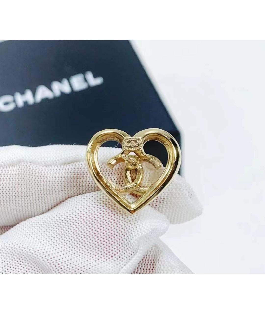 CHANEL Золотые серьги, фото 3