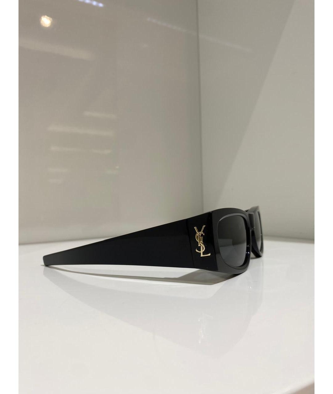 SAINT LAURENT Черные солнцезащитные очки, фото 3