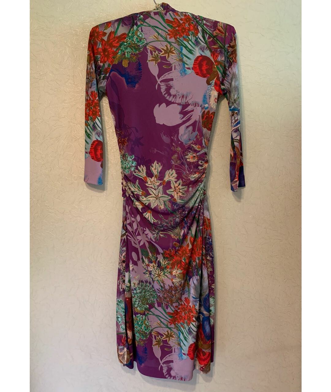 ETRO Фиолетовое вискозное повседневное платье, фото 2