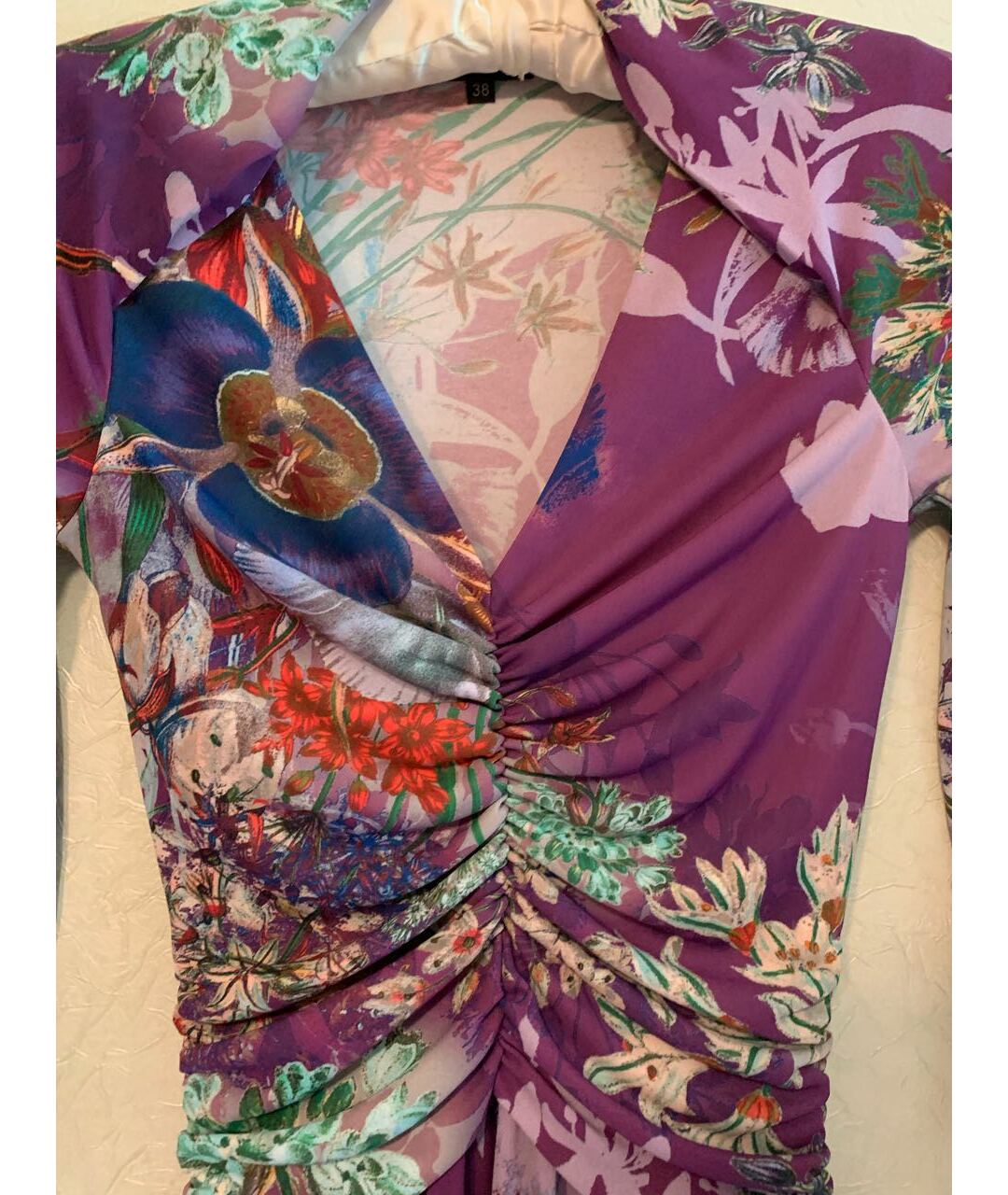 ETRO Фиолетовое вискозное повседневное платье, фото 3