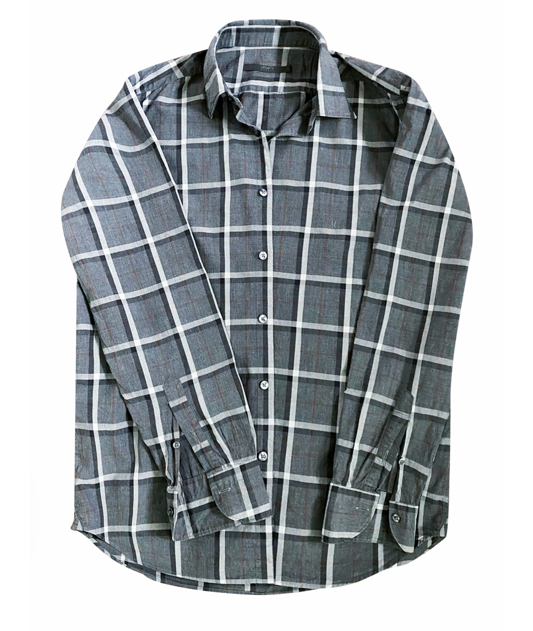 EMANUEL UNGARO Мульти хлопковая кэжуал рубашка, фото 1
