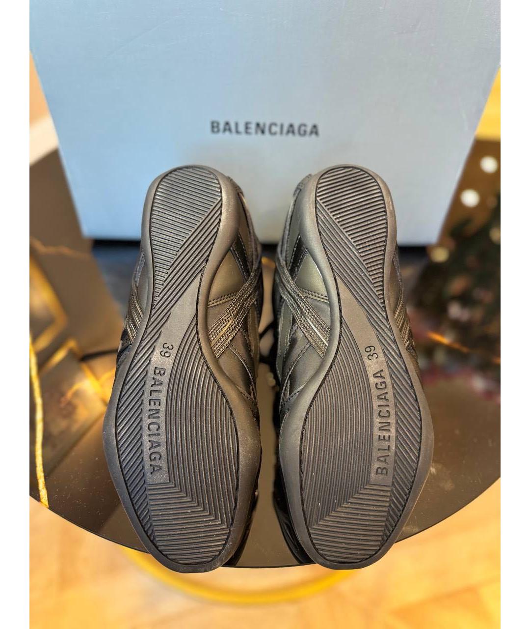 BALENCIAGA Черные кроссовки, фото 6