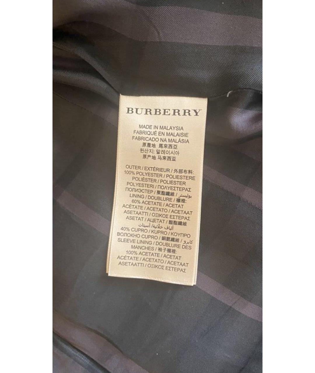 BURBERRY Зеленый пуховик, фото 7