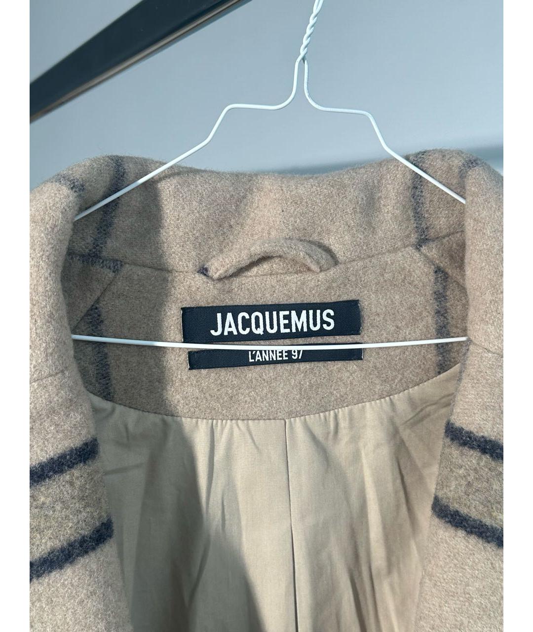 JACQUEMUS Шерстяное пальто, фото 3