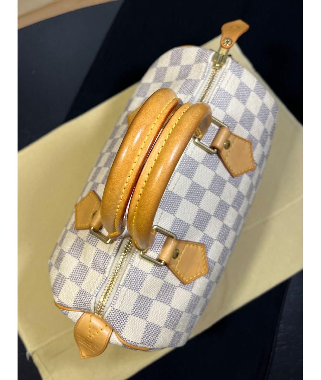 LOUIS VUITTON Белая сумка с короткими ручками, фото 5