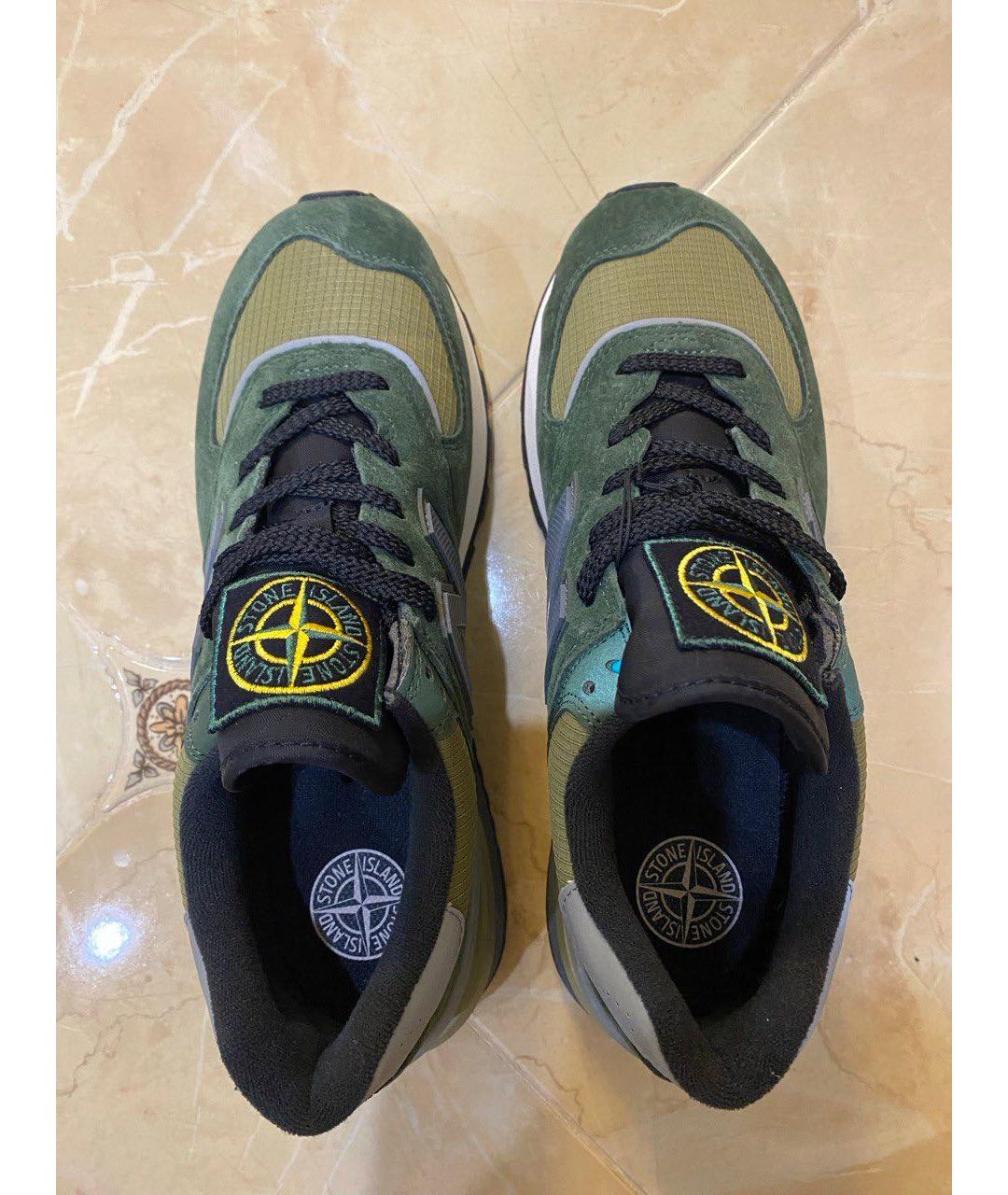 NEW BALANCE Хаки низкие кроссовки / кеды, фото 3