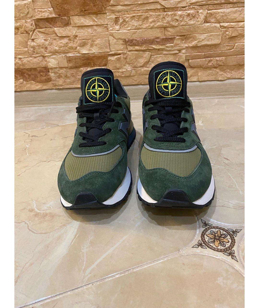 NEW BALANCE Хаки низкие кроссовки / кеды, фото 2
