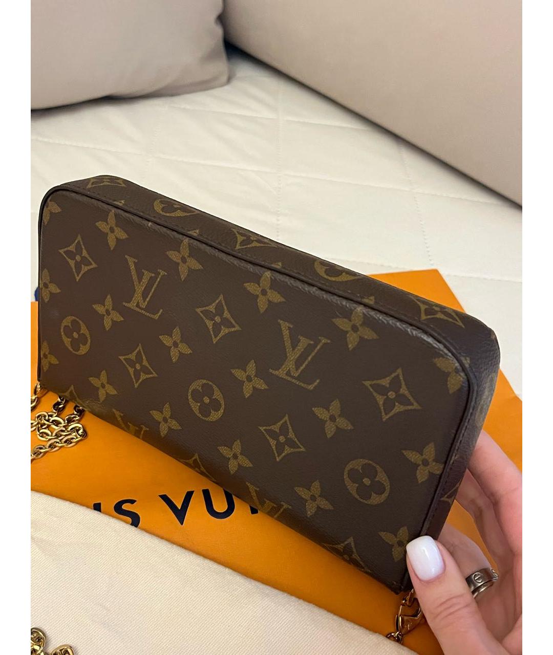 LOUIS VUITTON Коричневая сумка через плечо, фото 4