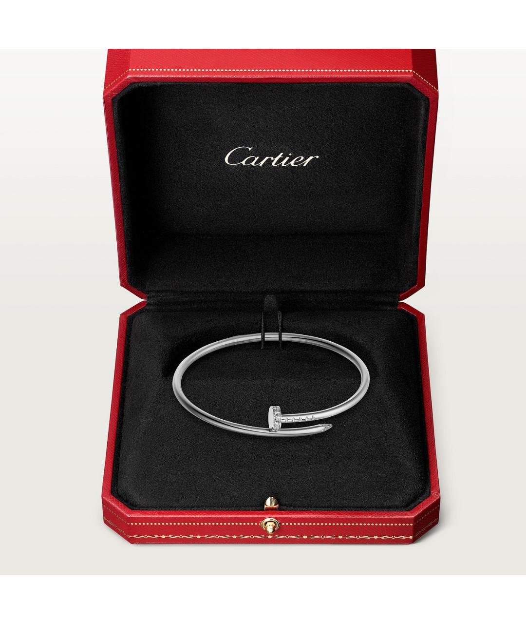 CARTIER Серебрянный браслет из белого золота, фото 5