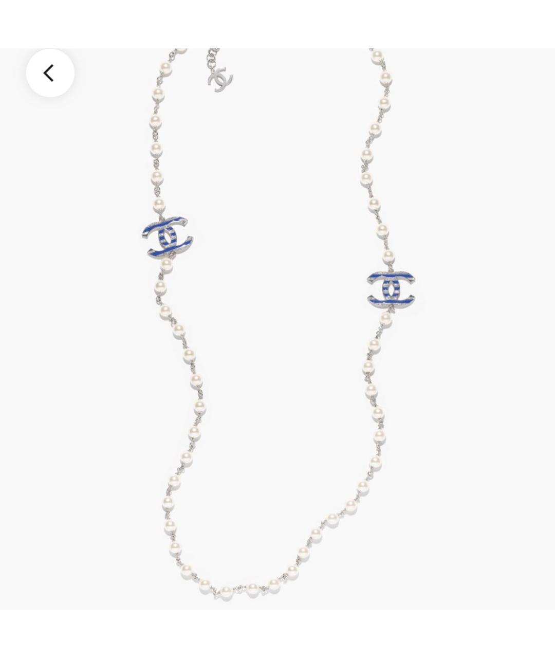 CHANEL Серебряное колье, фото 3