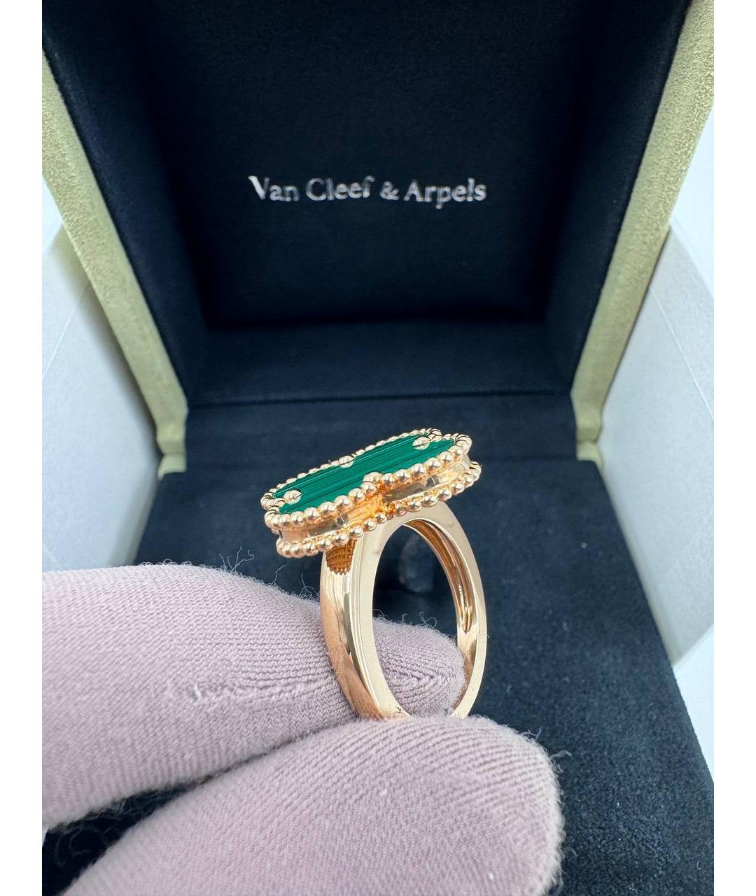 VAN CLEEF & ARPELS Зеленые кольцо из желтого золота, фото 4