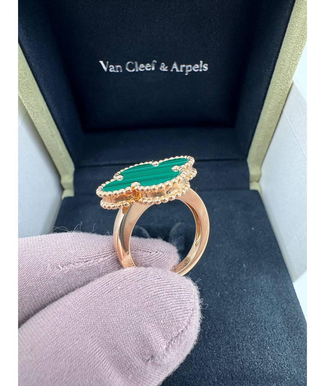 VAN CLEEF & ARPELS Зеленые кольцо из желтого золота, фото 3