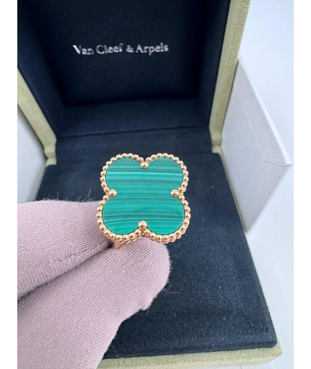 VAN CLEEF & ARPELS Зеленые кольцо из желтого золота, фото 2