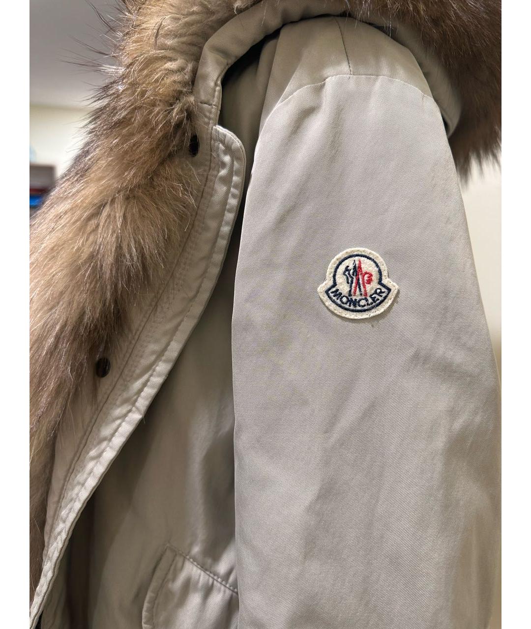 MONCLER Серая парка, фото 3