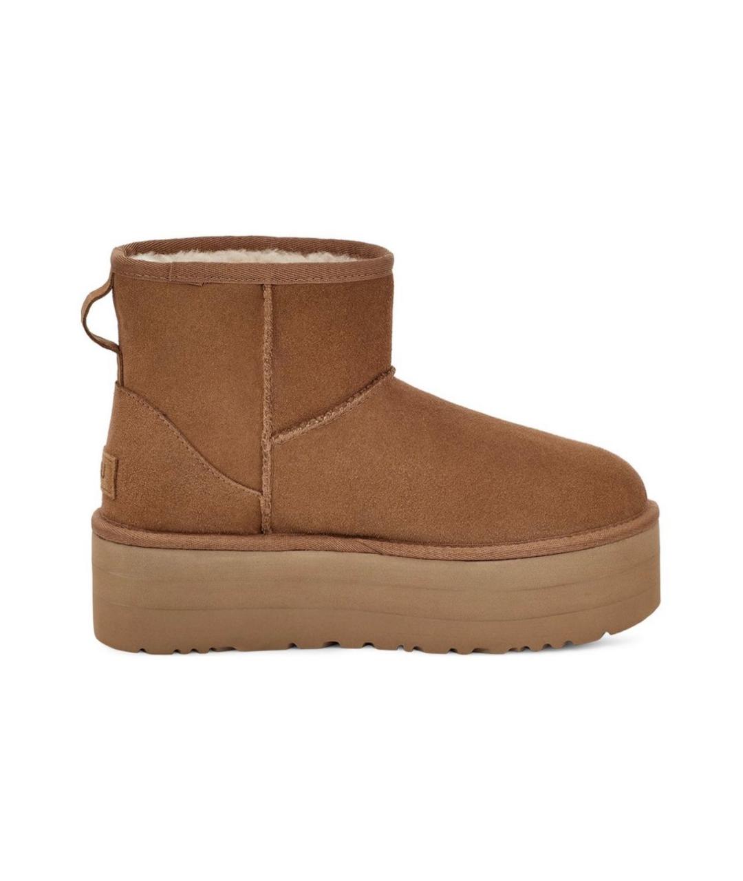 UGG AUSTRALIA Коричневые замшевые полусапоги, фото 1