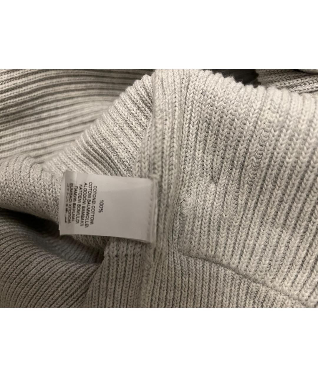 BRUNELLO CUCINELLI Серый хлопковый кардиган, фото 8