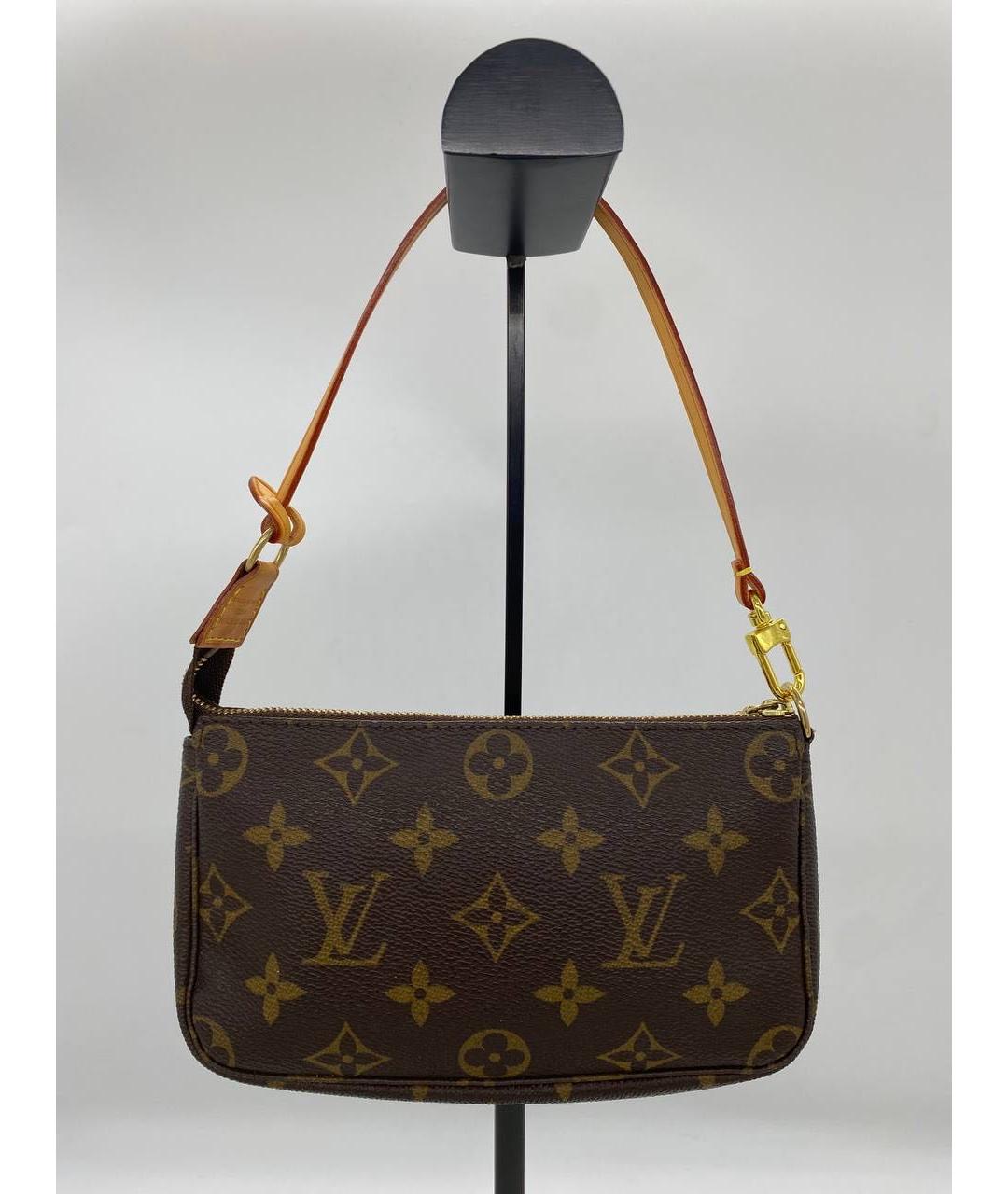 LOUIS VUITTON Коричневая сумка с короткими ручками, фото 2