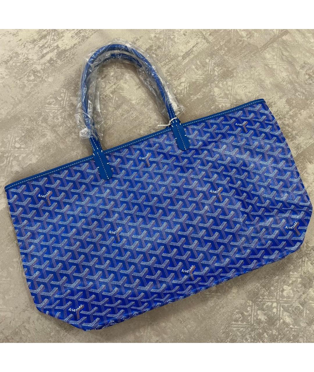 GOYARD Синяя сумка тоут, фото 5