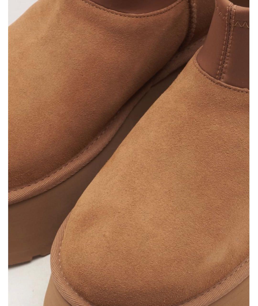 UGG AUSTRALIA Коричневые замшевые ботинки, фото 6