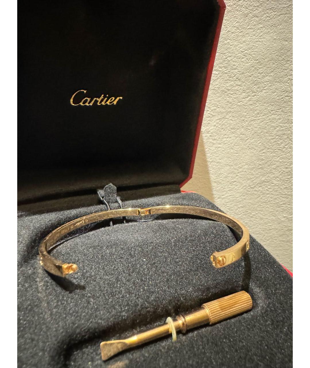 CARTIER Золотой браслет из желтого золота, фото 2